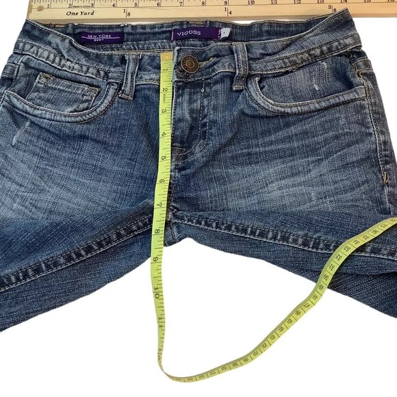 Vigoss New York Bootcut Low-Rise Denim Jeans Stretch Women's Size 1 - Picture 6 of 10